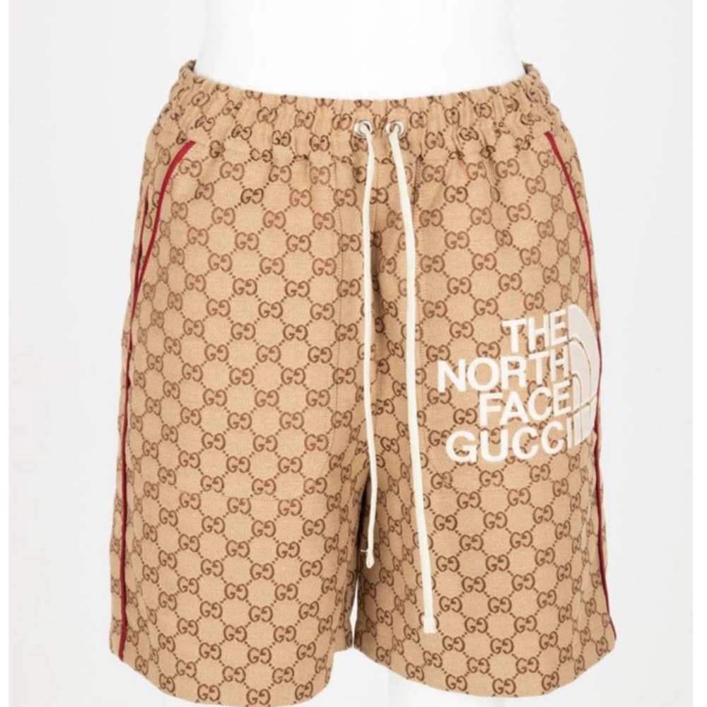 Gucci x The North Face GG Monogram Shorts Size S Rare Collab